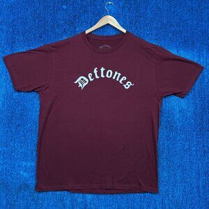 Deftones Sacramento Rock Red T-Shirt Size Extra Large